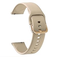 Bracelet Accessories WatchBand 22MM for Xiaomi Haylou Solar ls05 Smart Watch Soft Silicone Replacement Straps Wristband (Color : Khaki, Size : 22mm)