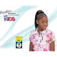 FreeTress YAKY STRAIGHT 10'' - Shake N Go Drawstring Ponytail for KIDS #4 Med. Brown