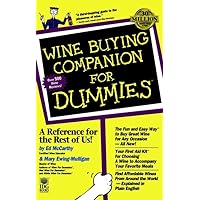 Wine Buying Companion For Dummies Wine Buying Companion For Dummies Paperback Mass Market Paperback