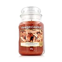 Yankee Candle Cinnamon Stick Scented, Classic 22oz Large Jar Single Wick Candle, Over 110 Hours of Burn Time