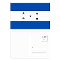 Honduras National Flag North America Country Postcard Set Birthday Mailing Thanks Greeting Card