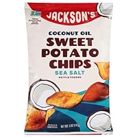 Jackson's Honest Sweet Potato Chips Made with Coconut Oil, 5 Ounce