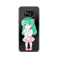 Kawaii Chibi Phone Case Gift for Little DDLG MDLG Stuffy Rabbit Galaxy S7 S7 Edge S8 S8+ S9 S9+ (Samsung Case)