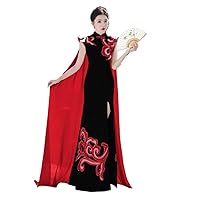 Oriental Womens Evening Cheongsam Long Qipao Dress Women Slim Improvement Mermaid Chinese Style