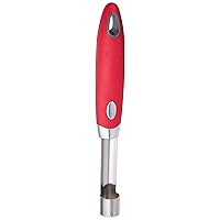 Apple Corer Fruit Home & Kitchen with Sharp Serrated Blade, Stainless Steel Core Remover for Apples & Pears, Dessert & Pie Baking Tools, Kit, One Size, Red