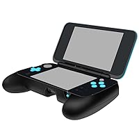 Fintie Hand Grip for Nintendo 2DS XL, [Ergonomic Design] Comfort Anti-Slip Controller Grip with Stand for New 2DS XL/LL 2017 - Black