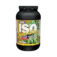Ultimate Nutrition Iso Sensation 93 with Glutamine Complex Low Carb Whey Protein Isolate Powder – 30 Grams of Protein, Fat-Free, Keto Friendly, Natural, 2 Pounds