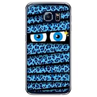 YESNO Mummy-kun Leopard Blue (Clear) for Galaxy S6 SC-05G/docomo DSC05G-PCCL-201-N124