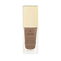 Jouer Essential High Coverage Crème Foundation - Available in 50 Shades for All Skin Tones - Healthy Ingredients - Paraben, Gluten & Cruelty Free - Vegan Friendly