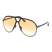 Tom Ford XAVIER FT 1060 Black/Brown Shaded 64/14/135 men Sunglasses