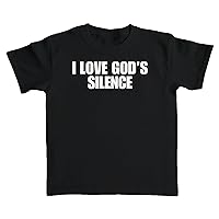 I Love God's Silence T-Shirt Baby Tee Crop Top