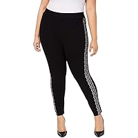 Style & Co. Plus Size Side Embroidered Leggings