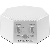 LectroFan High Fidelity White Noise Machine with 20 Unique Non-Looping Fan and White Noise Sounds and Sleep Timer