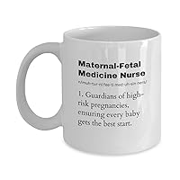 Maternal Fetal Medicine Nurse Coffee Mug, Best MFMN Gift Ideas For Healthcare Workers, Funny Appreciation Graduation Birthday Christmas Retirement Cup
