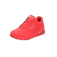 womens Skecher Street Women's Uno - Stand on Air Sneaker, Red, 8 US