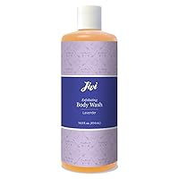 Exfoliating Body Wash (Lavender) | Gentle, Sulfate-Free Body Wash for Daily Use | 100% Natural with Organic Ingredients | Made for All Skin Types | 14 fl. oz.