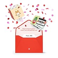 Valentine's Day 3D Pop-Up Greeting Card - Dual Image Cubes, Original Surprise & Confetti Explosion - Perfect Prank Gift Card (Classic)