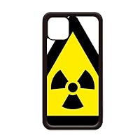 Warning Symbol Yellow Black Ionization Radiation Triangle for iPhone 12 Pro Max Cover for Apple Mini Mobile Case Shell