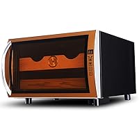 Humidors, Humidors Electronic Constant Temperature Cigar Cabinet Cecigar Box Wine Cabinet Cigar Storage Cabinet Smart Touch 360° 3-Dimensional Air Cooling/Black/43 * 55 * 28.5Cm