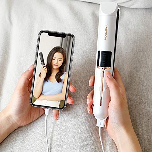 MTkxsy Automatic Curling Iron Professional Hair Curler All Hairstyles Tourmaline Ceramic Hair Straightener Gift for USB Charging