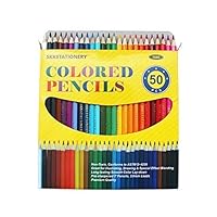 FanVean Vibrant Colored Pencils For Adults Coloring And Kids 50 Count