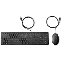 HP Wired Desktop 320Mk Mouse and Keyboard, W128268293 (Keyboard)
