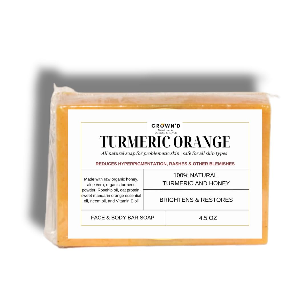 Turmeric Orange Bar Soap – We Are Crown'd