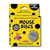 Mouse Discs Extra-Strength All Natural Mouse Repellent, Peppermint Oils Repel Mice from Nesting & Freshens Air in Car/RV/Boat/Garage Pest Control Rodent Repellent Rat Repellent Pet Safe