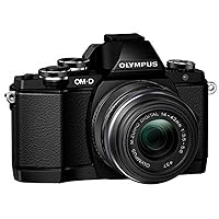 OM SYSTEM OLYMPUS OM-D E-M10 Mirrorless Digital Camera with 14-42mm F3.5-5.6 Lens (Black)