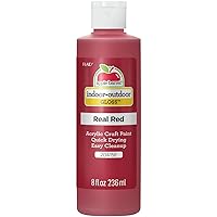 Gloss Acrylic Paint in Assorted Colors (8 oz), Gloss Real Red