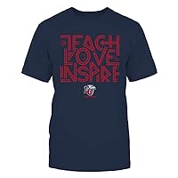 FanPrint Liberty Flames - Teach Love Inspire - Graphic Design Gift T-Shirt