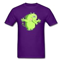 Fred_fredburger Shirt Men Shirt - Cotton Small T-shirt Purple Xxx-large