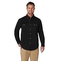 Wrangler Riggs Workwear Men's Logger Twill Long Sleeve Workshirt