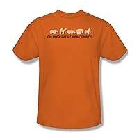Animal Crackers - Adult Orange S/S T-Shirt for Men