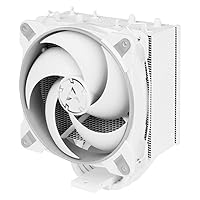 Arctic Freezer 34 Esports – CPU Cooler Push-Pull, Heat Dissipation, Silent Motor, 200 to 2100 RPM, High Performance PWM Fan 120 mm – Grey/White