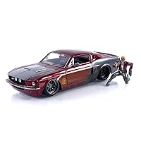 Jada Toys Marvel Guardians of The Galaxy 1:24 1967 Shelby GT500 Die-cast Car with 2.75