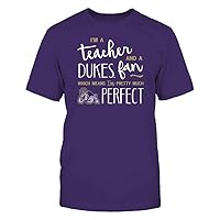FanPrint James Madison Dukes Hoodie - Perfect Teacher JMU Dukes Fan T-Shirt | Tank | Hoodie