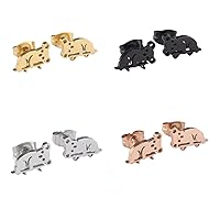 Wolf Earrings for Girls - Dragon Earrings - Flamingo Earrings for Women - Fox Earrings - Dino Earrings - Dinosaur Earrings - Unicorn, Reindeer, Penguin, Chihuahua Earrings, Koala Jewelry