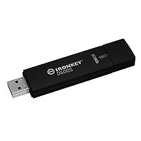 Kingston Ironkey D500S 128GB Encrypted Flash Drive | Dual Hidden Partition | FIPS 140-3 Level 3 | XTS-AES 256-bit | BadUSB and Brute Force Protection | Multi-Pin Option | IKD500S/128GB