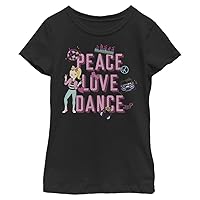 JoJo Siwa Girl's Peace Love Dance T-Shirt