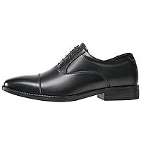 [フォクスセンス] ビジネスシューズ 革靴 メンズ 本革 ストレートチップ ドレスシューズ 紳士靴 内羽根 軽量・防水 フォーマル