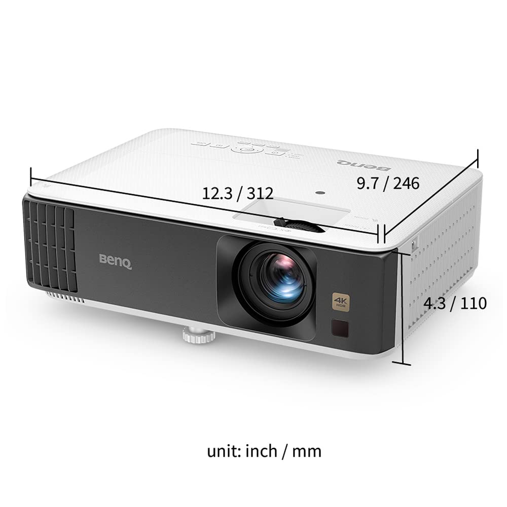 BenQ TK700 4K HDR Gaming Projector with HDMI 2.0*2 | 16ms Response Time at 4K with Enhanced Dark Visual Details | 3200 Lumens | Game Modes | 5W Chamber Speaker | 2D Keystone | 3D | PS5 | Xbox Series X