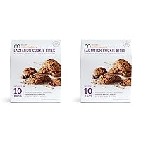 Munchkin® Milkmakers® Lactation Cookie Bites, Oatmeal Raisin, 10 Ct (Contains Fenugreek) (Pack of 2)