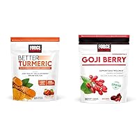 Better Turmeric 60 Soft Chews Joint Support with HydroCurc Turmeric Curcumin Goji Berry 30 Soft Chews Antioxidants Supplement