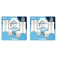 PlugIns Air Freshener Warmer, Scented and Essential Oils for Home and Bathroom, Up to 50 Days on Low Setting, 2 Count (Pack of 2)