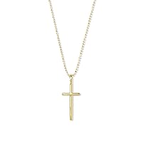 Kendra Scott Davis Cross Charm Necklace in 18k Yellow Gold Vermeil, Fine Jewelry for Women