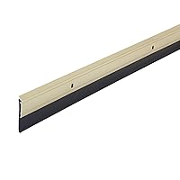 M-D Building Products 05744 36 in. Gold Aluminum and Vinyl Heavy-Duty Screw-on Door Sweep