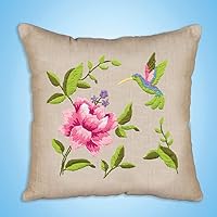 Design Works Crafts Inc. Hummingbird Crewel Pillow Kit, Multi