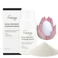 FraiAge facial treatment cleansing powder, Enzyme Powder Face Wash & probiotics cleanser, Korean Facial Cleansing/Deep Cleansing, K-Beauty Skincare, Exfoliating and Refreshing 65g/2.2oz