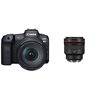 Canon EOS R5 Full-Frame Mirrorless Camera w/ RF24-105mm F4 L is USM Lens Kit - 8K Video, 45 Megapixel Full-Frame CMOS Sensor, DIGIC X Image Processor, Up to 12 fps Mechanical Shutter (Body + Lens)